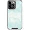 Marbleized Mint iPhone 14 Pro Clear Case