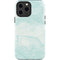 Marbleized Mint iPhone 15 Pro Max Impact Case