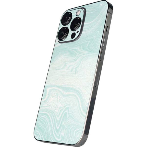 Marbleized Mint iPhone 14 Pro Max Skin
