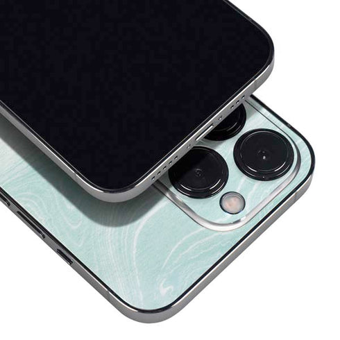 Marbleized Mint iPhone 14 Pro Max Skin