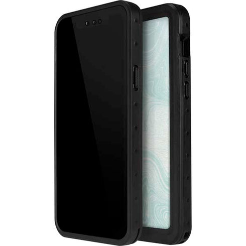 Marbleized Mint iPhone 14 Pro Max Waterproof Case