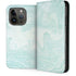 Marbleized Mint iPhone 15 Pro Folio Case