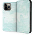 Marbleized Mint iPhone 15 Pro Max Folio Case