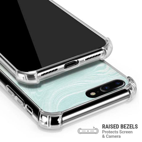 Marbleized Mint iPhone 7/8 Plus Clear Case