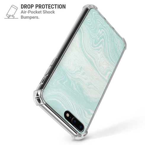 Marbleized Mint iPhone 7/8 Plus Clear Case