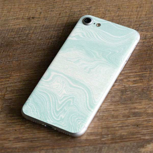 Marbleized Mint iPhone 8 Skin