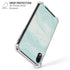 Marbleized Mint iPhone XR Clear Case