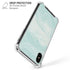 Marbleized Mint iPhone XS Max Clear Case