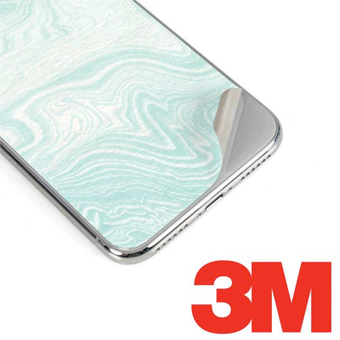 Marbleized Mint iPhone XS Max Skin