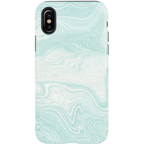 Marbleized Mint iPhone XS Pro Case