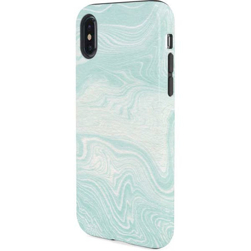 Marbleized Mint iPhone XS Pro Case