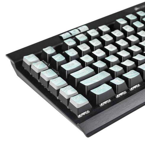 Marbleized Mint K95 RGB PLATINUM Mechanical Gaming Keyboard Skin