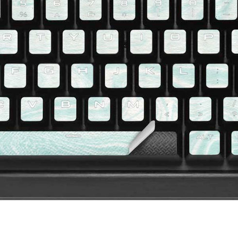 Marbleized Mint K95 RGB PLATINUM Mechanical Gaming Keyboard Skin