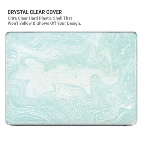 Marbleized Mint MacBook Air 13in M1 (2021) Case plus Skin