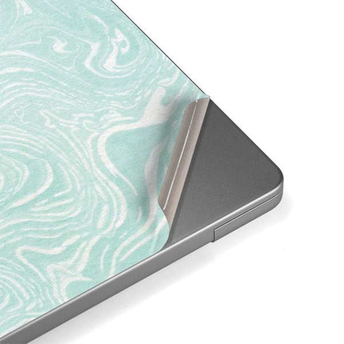 Marbleized Mint MacBook Pro 14in (2021-24) Skin