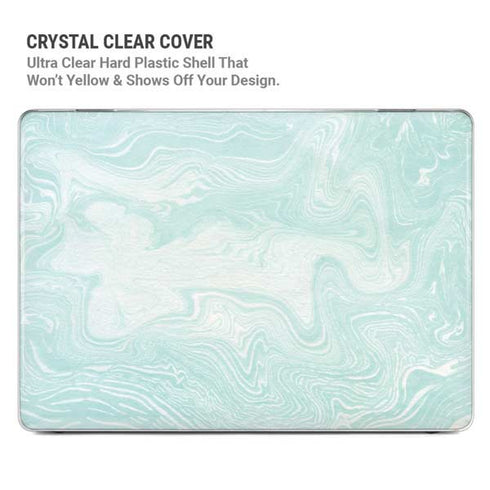 Marbleized Mint MacBook Pro 16in (2021-25) Case plus Skin
