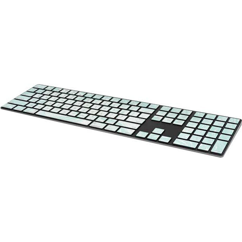 Marbleized Mint Magic Keyboard with Numeric Keypad Skin