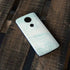 Marbleized Mint Moto E5 Plus Skin