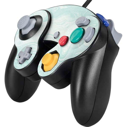 Marbleized Mint Nintendo GameCube Controller Skin