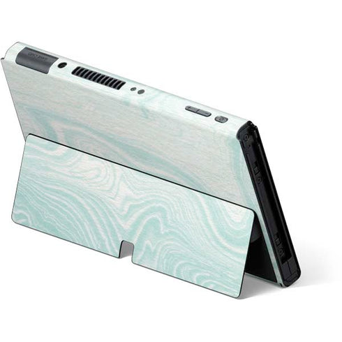 Marbleized Mint Nintendo Switch OLED (2021) Skin
