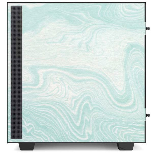 Marbleized Mint NZXT H510 Compact ATX Mid-Tower Case Skin