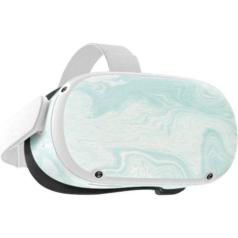 Marbleized Mint Oculus Quest 2 Skin