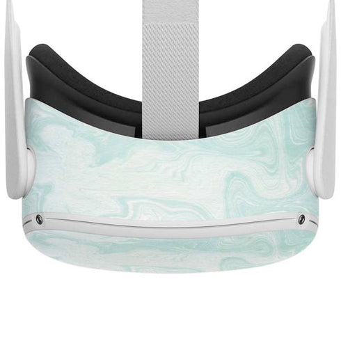 Marbleized Mint Oculus Quest 2 Skin