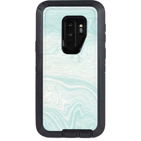 Marbleized Mint Otterbox Defender Galaxy Skin