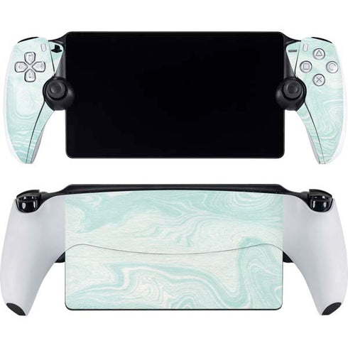 Marbleized Mint PlayStation Portal Remote Player Skin