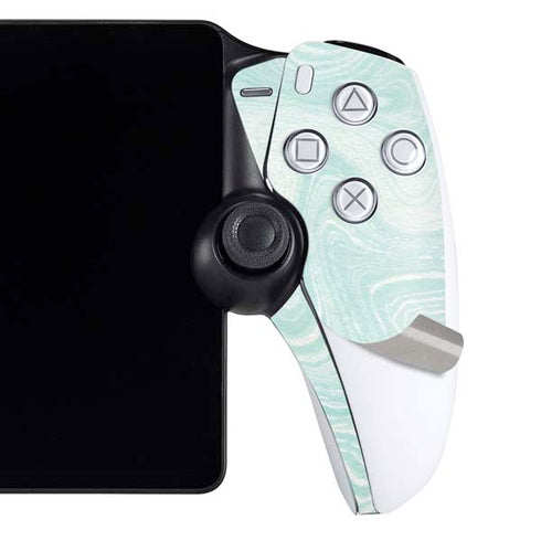 Marbleized Mint PlayStation Portal Remote Player Skin
