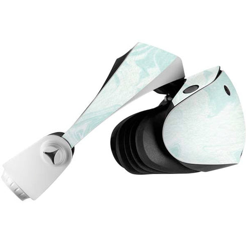Marbleized Mint PlayStation VR2 Skin