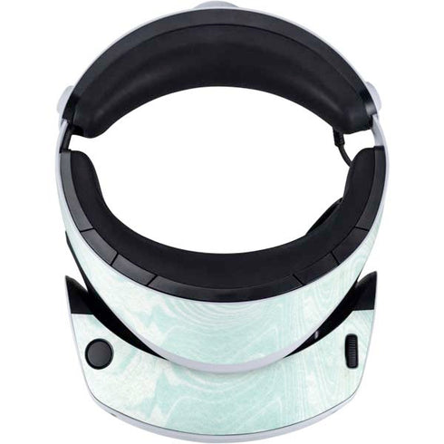 Marbleized Mint PlayStation VR2 Skin