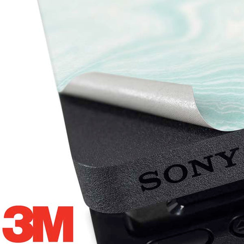 Marbleized Mint PS4 Slim Skin