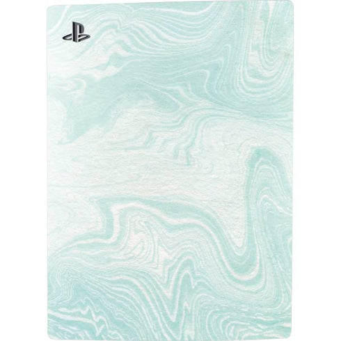 Marbleized Mint PS5 Console Skin