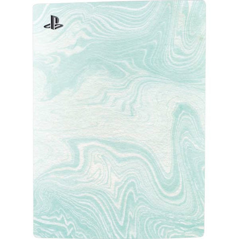 Marbleized Mint PS5 Digital Edition Console Skin