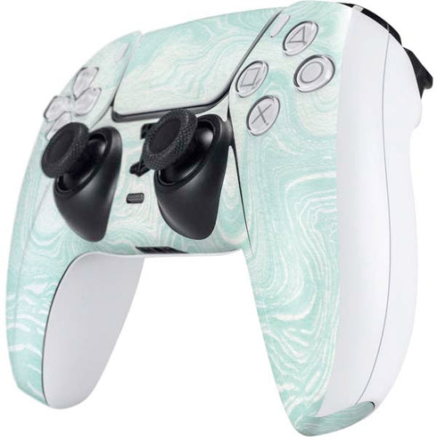 Marbleized Mint PS5 Controller Skin