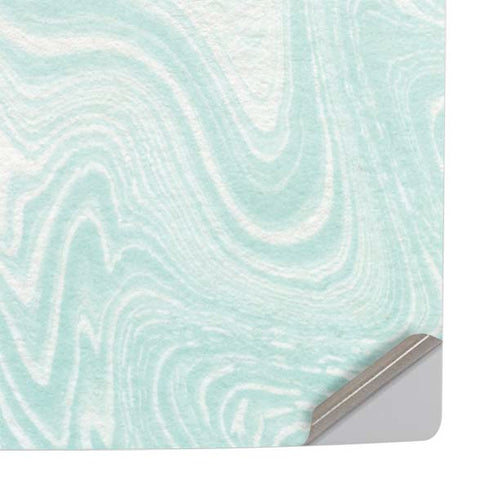 Marbleized Mint PS5 Slim Disk Console Skin