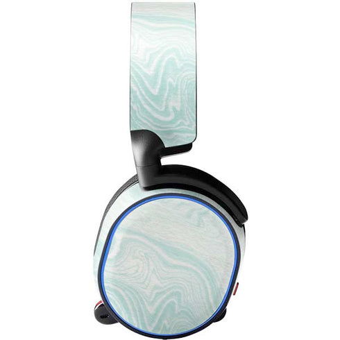 Marbleized Mint SteelSeries Arctis 3 Skin
