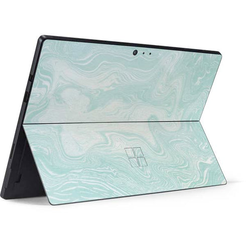 Marbleized Mint Surface Pro 6 Skin
