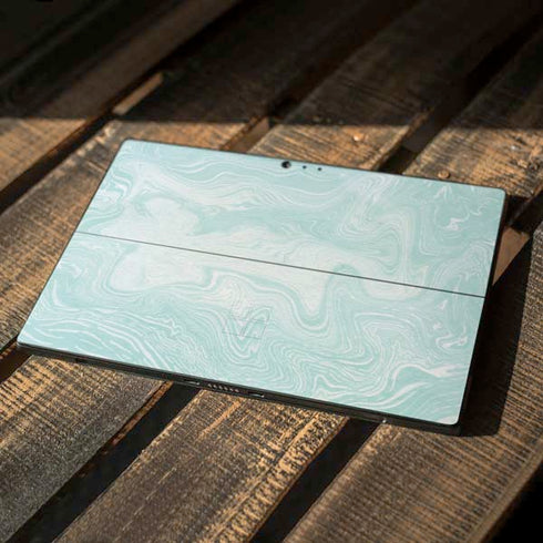 Marbleized Mint Surface Pro 6 Skin