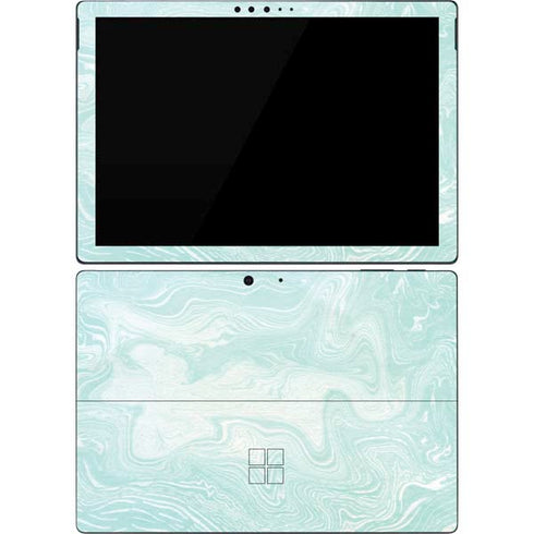 Marbleized Mint Surface Pro 7 Skin