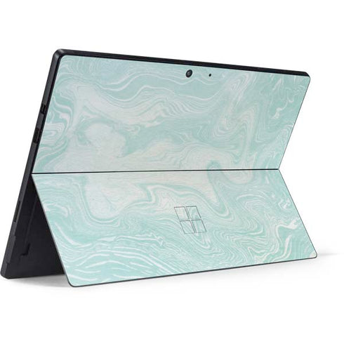 Marbleized Mint Surface Pro 7 Skin
