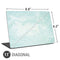 Marbleized Mint Universal Laptop 11in (8.8 x 6.2in) Skin