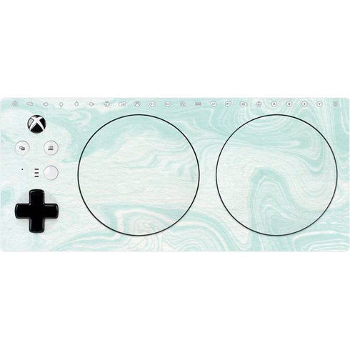 Marbleized Mint Xbox Adaptive Controller Skin
