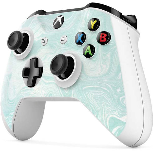 Marbleized Mint Xbox One S All-Digital Edition Bundle Skin