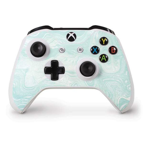 Marbleized Mint Xbox One S Controller Skin