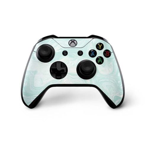 Marbleized Mint Xbox One X Bundle Skin