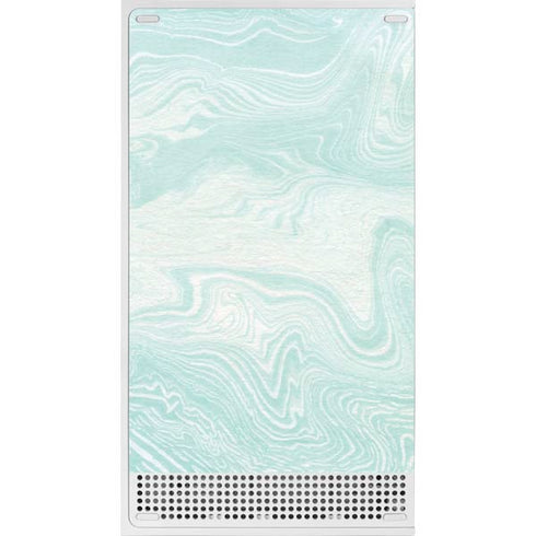 Marbleized Mint Xbox Series S Console Skin