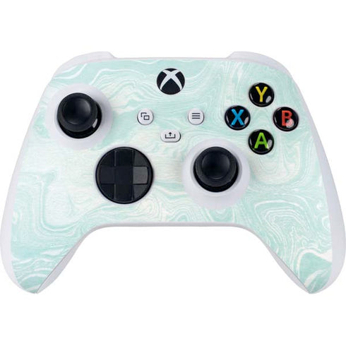 Marbleized Mint Xbox Series S Controller Skin