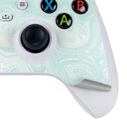 Marbleized Mint Xbox Series S Controller Skin